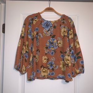 Forever 21 Floral Blouse XS